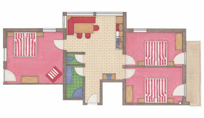 Appartement - Auerhahn Appartements & Zimmer